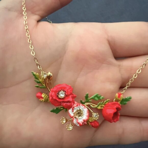 Necklace Poppy and Daisy - Picture 8 of 9
